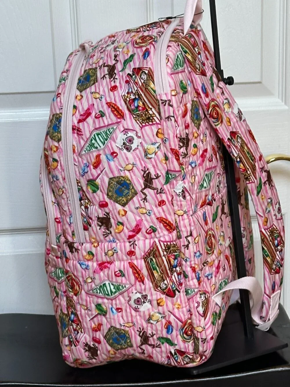 VERA BRADLEY HARRY POTTER LARGE BACKPACK + ID LANYARD CASE(SET):NWT HONEYDUKES
